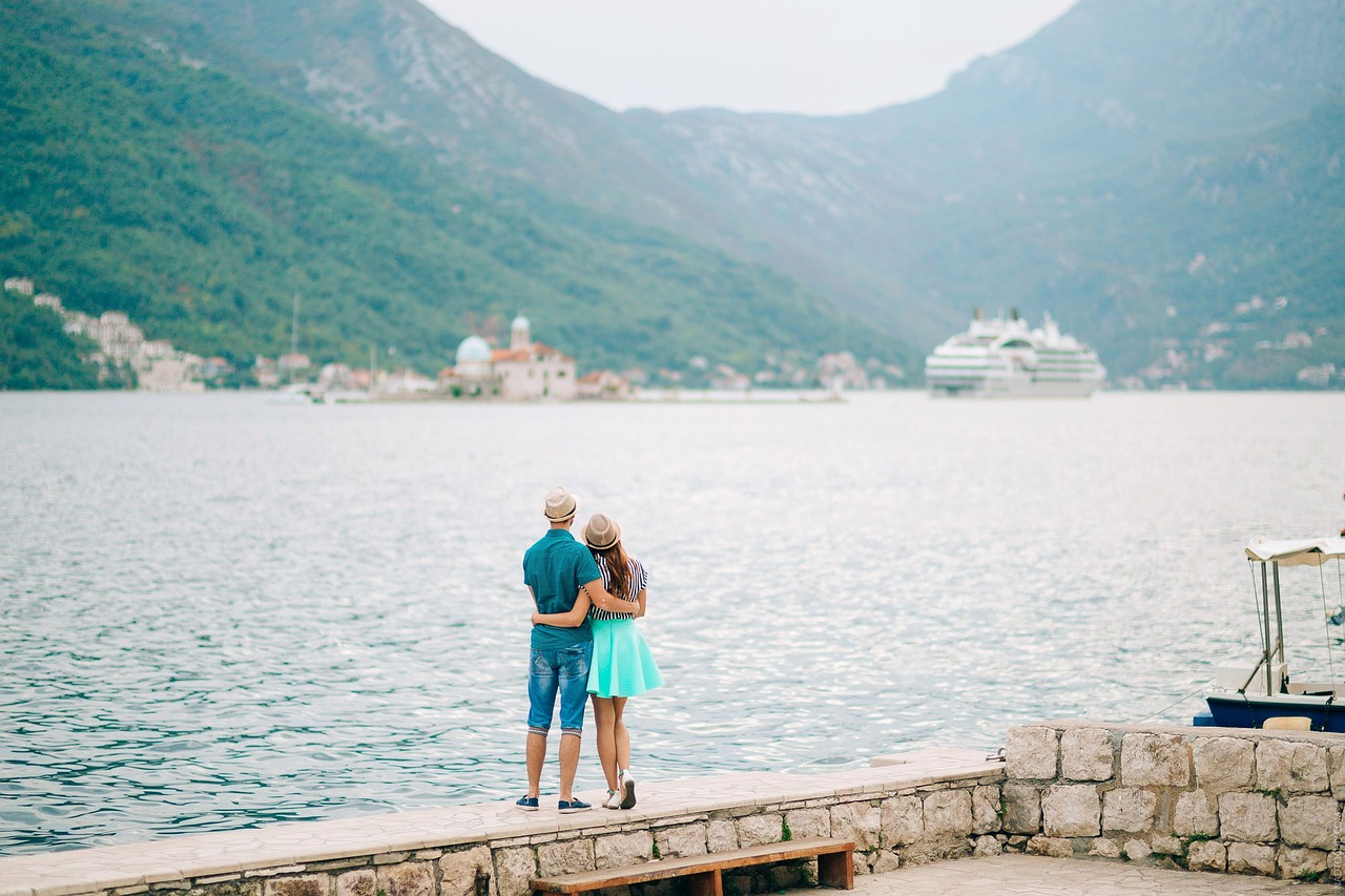 lovely couple outdoor